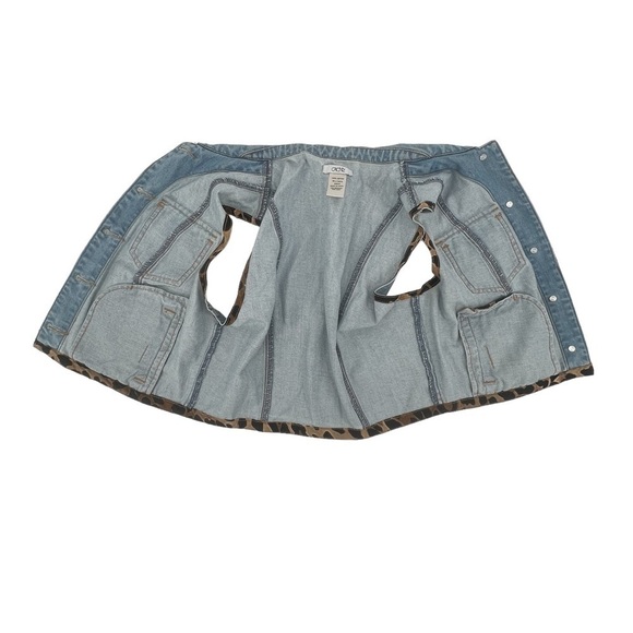 Caché Embellished Buttons Denim Jean Vest Size Medium Women's - Picture 5 of 5